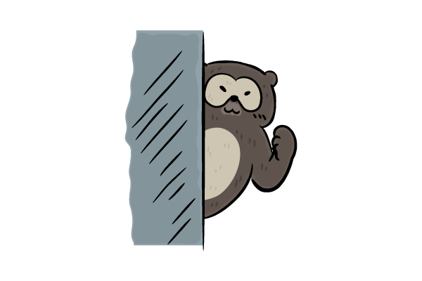 陰ながら応援してます たぬきver