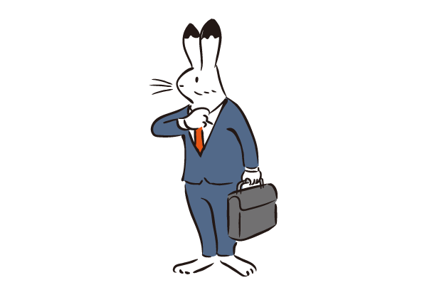 サラリーマンウサギ